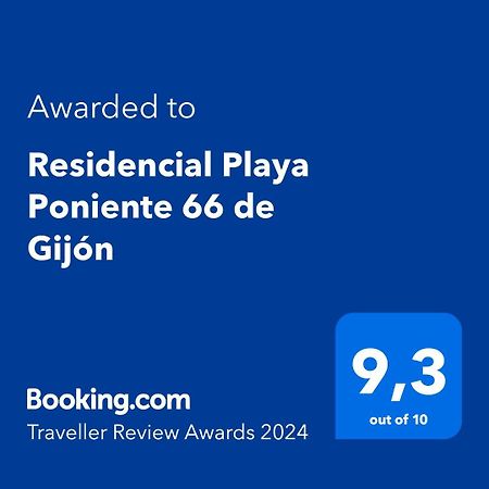 Residencial Playa Poniente 66 De Gijon Leilighet Eksteriør bilde